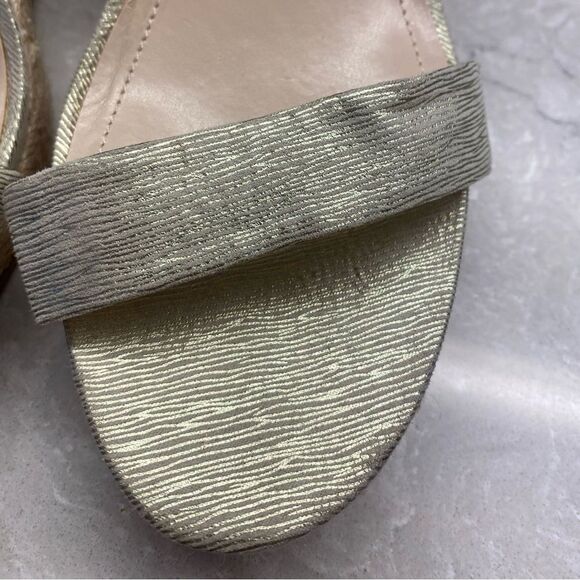 Calvin Klein Noella Gold Metallic Wedge Sandal - Picture 10 of 11